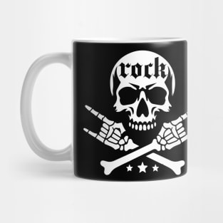 rock skull Mug